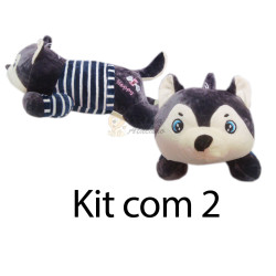 Kit: 2 Cachorros Deitados