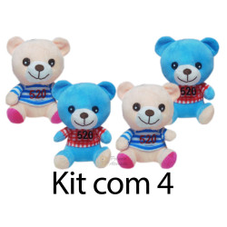 Kit- 4 Urso roupinha