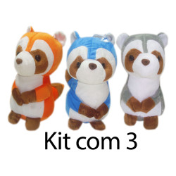 Kit: 3 Guaxinim