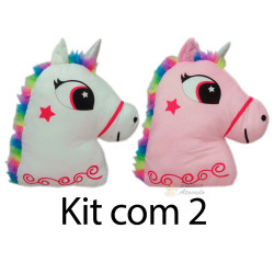 Kit: 2 Almofadas de Unicórnios