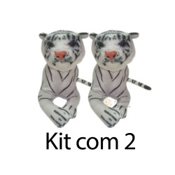 Kit: 2 Tigres Branco