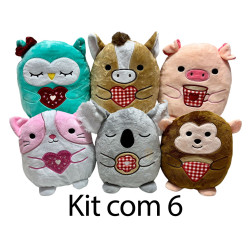 Kit - 6 Animais sortidos
