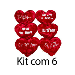 Kit: 6 Corações
