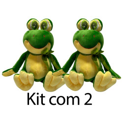 Kit: 2 Sapos com Laço P