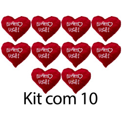 Kit: 10 Corações M
