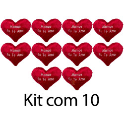 Kit: 10 Corações P Mãe
