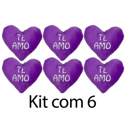 Kit: 6 Corações PP