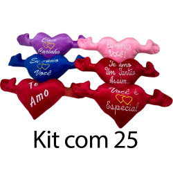 Kit: 25 Corações M com...