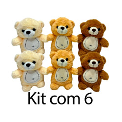 Kit: 6 Ursos para cesta