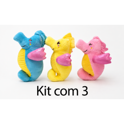 Kit com 3 Cavalos-Marinhos...
