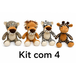 Kit com 4 Animais de...