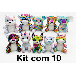 Kit com 10 Pelúcias...