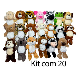 Kit - 20 Animais sortidos