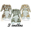 Kit: 3 Coelhos Mesclados