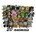 Kit - 20 Animais sortidos