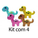 Kit: 3 Dinossauros 