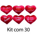 Kit: 10 Corações P Vermelhos