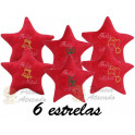 Kit: 6 Estrelas Natalinas