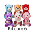 Kit: 6 Ursos para cesta 