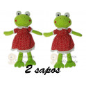 Kit- 2 Sapos com vestido G