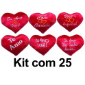 Kit: 25 Corações M Vermelhos