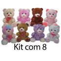 Kit: 6 Ursos para cesta 