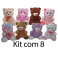 Kit: 6 Ursos para cesta 