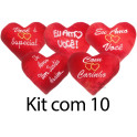 Kit: 25 Corações M Vermelhos