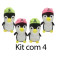 Kit: 4 Pinguins