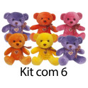 Kit: 6 Ursos para cesta