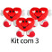 Kit - 2 Corações de pé