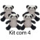 Panda kit com 6