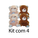 Kit: 4 Urso laço