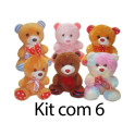 Kit: 6 Ursos para cesta 