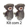 Kit: 2 Ursos de Laço