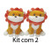 Leão - kit com 3