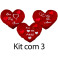 Kit: 6 Corações 