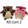 Kit: 2 Corujas