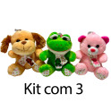 Animais kit com 3
