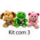 Animais kit com 3