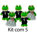 Kit: 5 Sapos Noivos