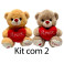 Kit: 2 Urso Coração Amor
