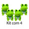 Kit: 3 Sapos