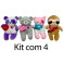 Kit: 3 Animais Apaixonados