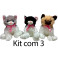 Gatos kit com 3