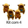 Animais sortidos kit com  6