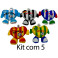 Kit - 10 Corações de pé