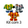 Kit: 5 Corações de pé Torcedor