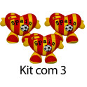 Kit: 3 Corações de pé Torcedor