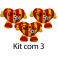 Kit: 3 Corações de pé Torcedor